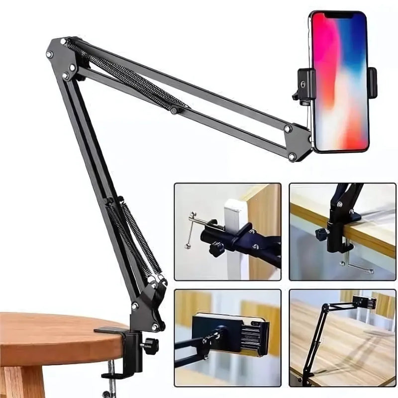 Suporte Articulado 360° - Ajuste Perfeito, Mãos Livres e Conforto Máximo + Um Suporte Portátil Totalmente GRÁTIS! 🔥