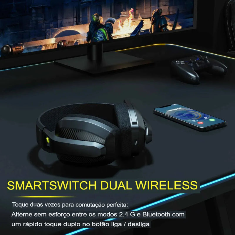 Headset Gamer NUBWO Pro Gamer Wireless + Bluetooth – Innova Fácil